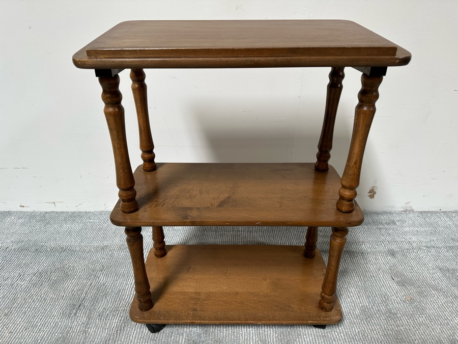 Vintage Wooden Library Stand 23W X 14.5D X 30H [Photo 3]