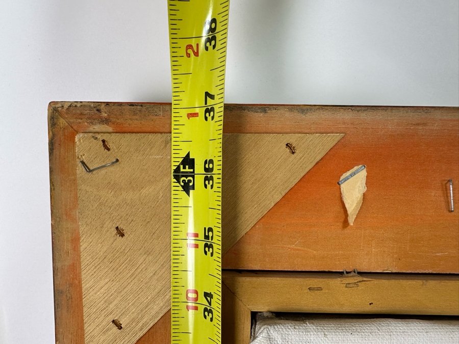 Jorge Tarallo (B. 1951, California / Uruguay) Original Oil Painting On Canvas Titled 'Into The Shade' 40 X 30 Framed 47 X 37 [Photo 17]