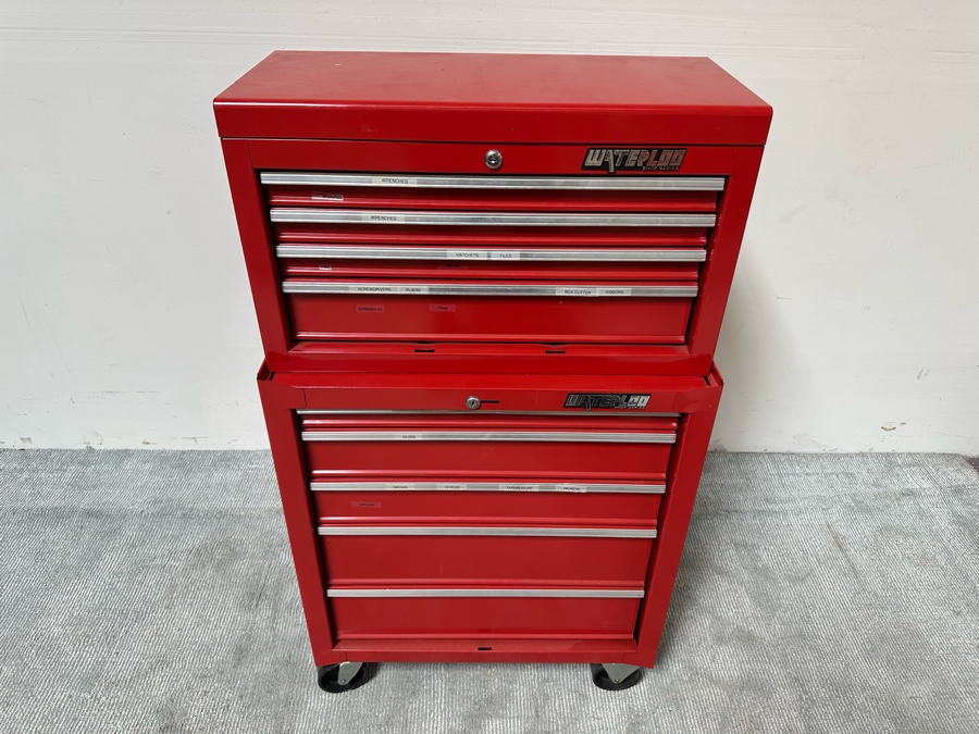 Waterloo Shop Series Tool Chests With Tools 26.5W X 14D X 46.5H - See Photos [Photo 3]