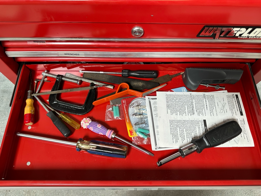 Waterloo Shop Series Tool Chests With Tools 26.5W X 14D X 46.5H - See Photos [Photo 8]