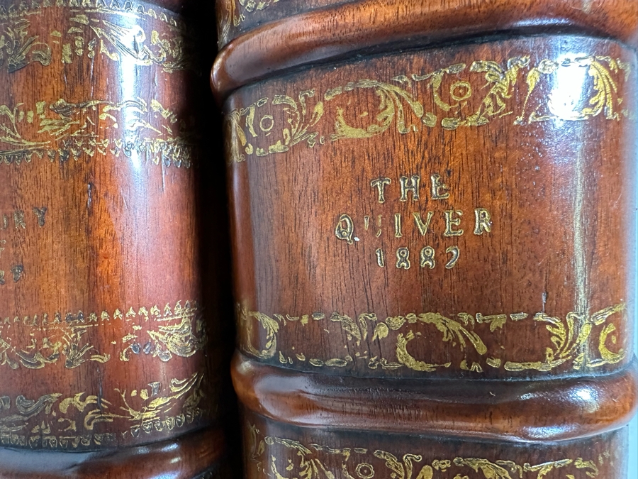 Theodore Alexander Large Six Drawer Scholars Library Books Coffee Table With Leather Top 36W X 26D X 19H [Photo 10]