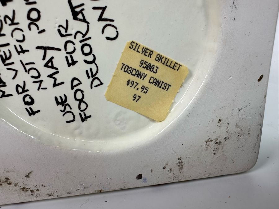 Pair Of Hand Painted Decorative Italian Cannisters 5W X 7H And Italian Hand Painted Salt & Pepper Shakers Retails $250+ [Photo 11]