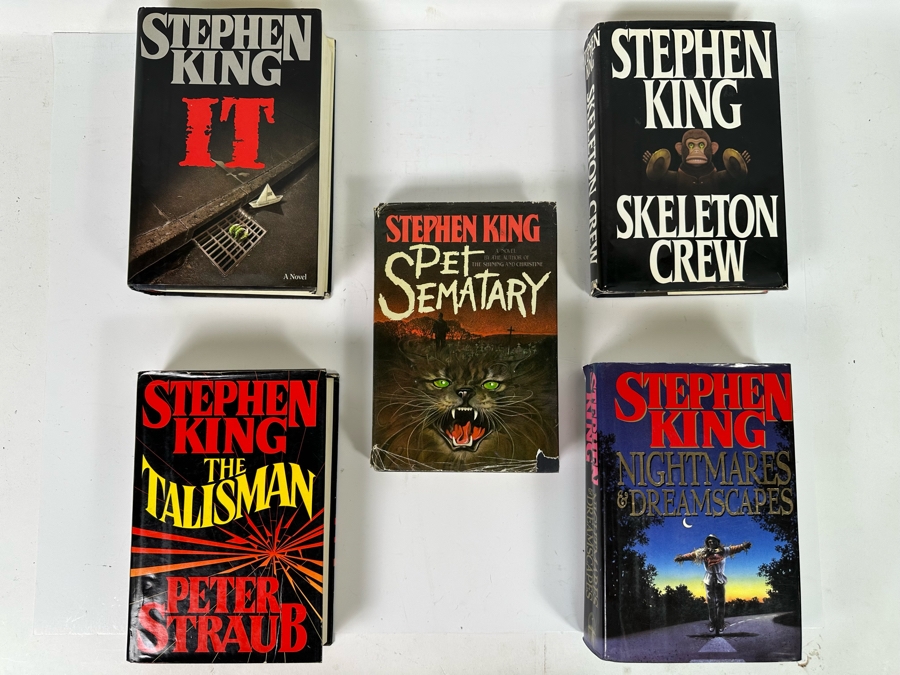 Stephen King Hardcover Books Including First Edition Pet Sematary Book [Photo 2]