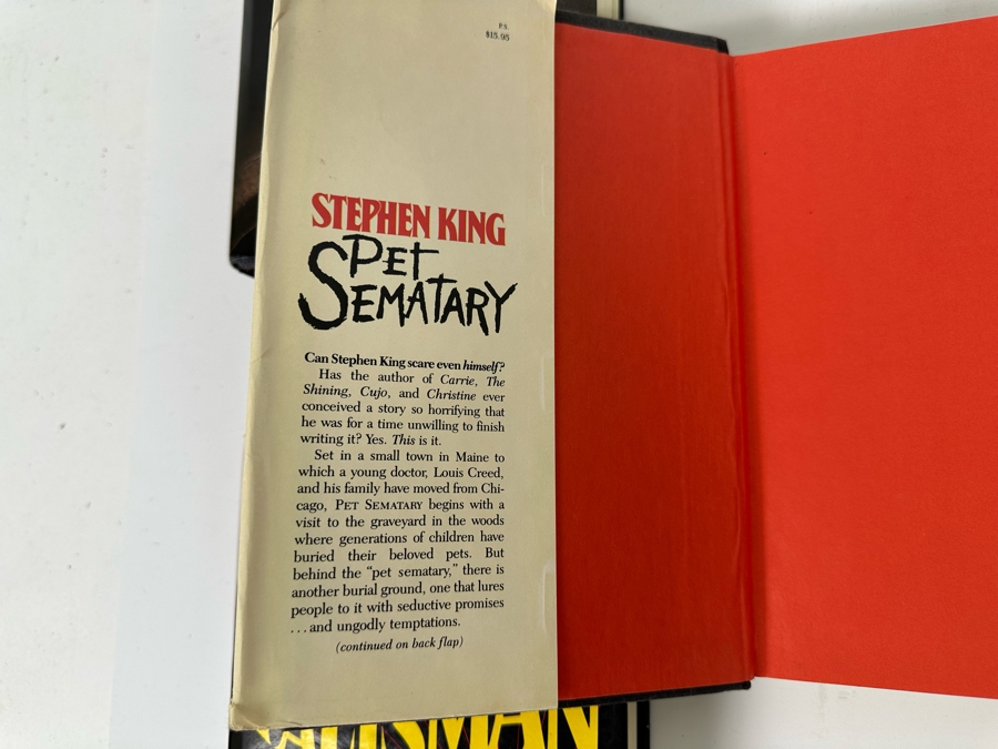 Stephen King Hardcover Books Including First Edition Pet Sematary Book [Photo 5]
