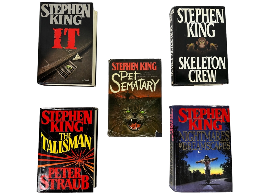 Stephen King Hardcover Books Including First Edition Pet Sematary Book