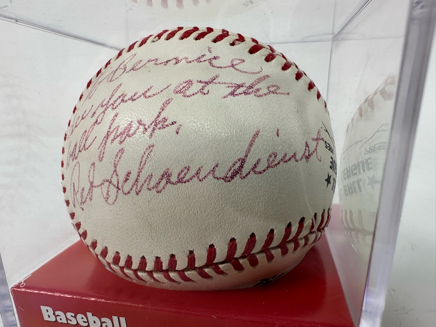 Autographed Red Schoendienst Baseball St Louis Cardinals Hall of Famer MLB [Photo 5]