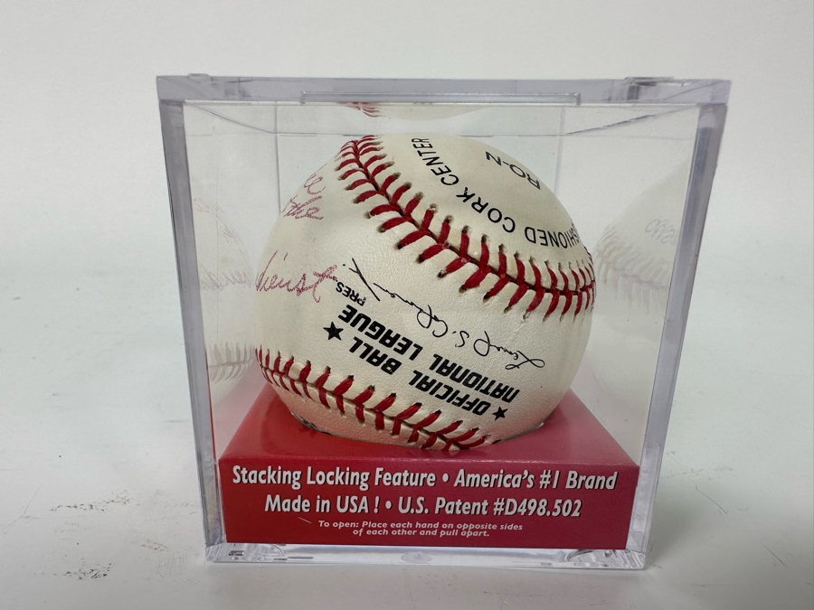 Autographed Red Schoendienst Baseball St Louis Cardinals Hall of Famer MLB [Photo 7]