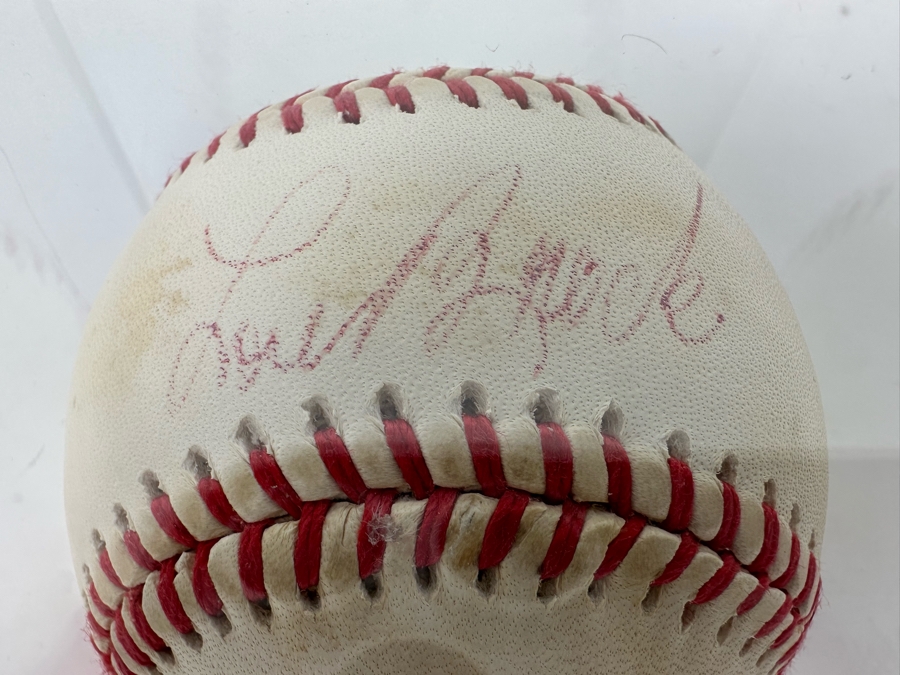 Autographed Lou Brock (Hall Of Famer) & Mike Shannon Baseball St Louis Cardinals MLB [Photo 5]