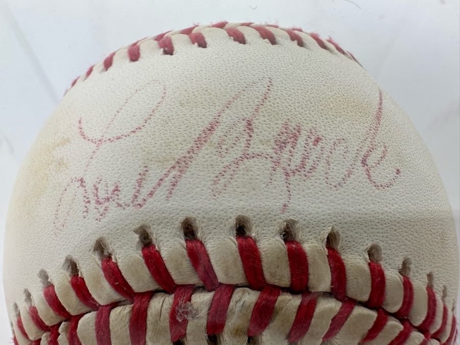 Autographed Lou Brock (Hall Of Famer) & Mike Shannon Baseball St Louis Cardinals MLB [Photo 6]
