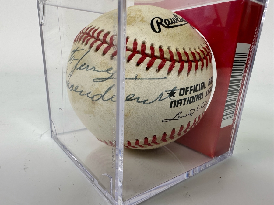 Autographed Stan Musial (Hall Of Famer), Red Schoendienst (Hall Of ...