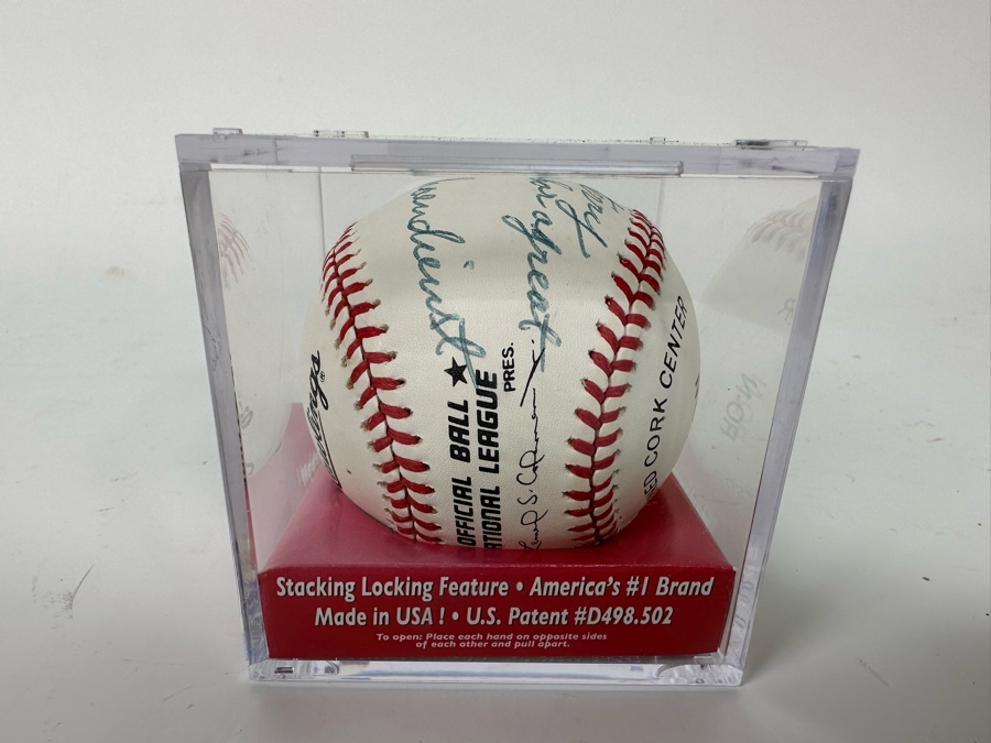 Autographed Red Schoendienst (Hall Of Famer) Baseball St Louis Cardinals MLB [Photo 5]
