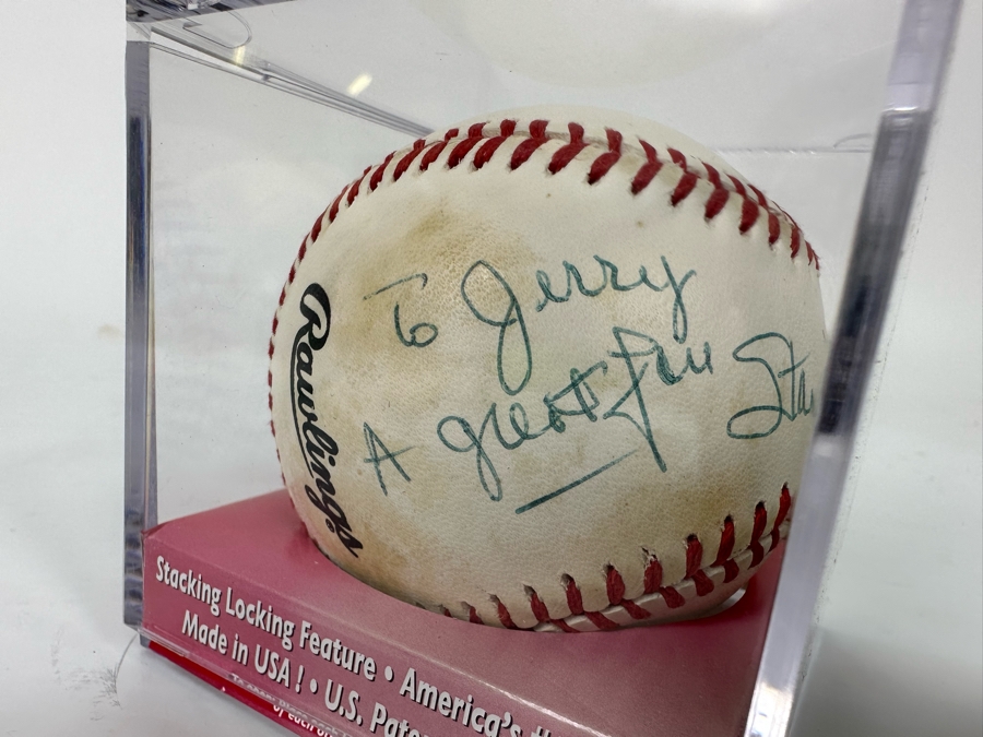 Autographed Stan Musial (Hall Of Famer) Baseball St Louis Cardinals MLB [Photo 4]