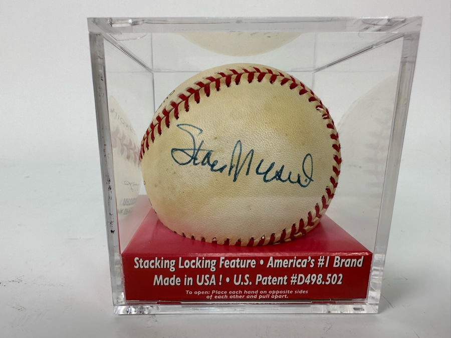 Autographed Stan Musial (Hall Of Famer) Baseball St Louis Cardinals MLB [Photo 2]