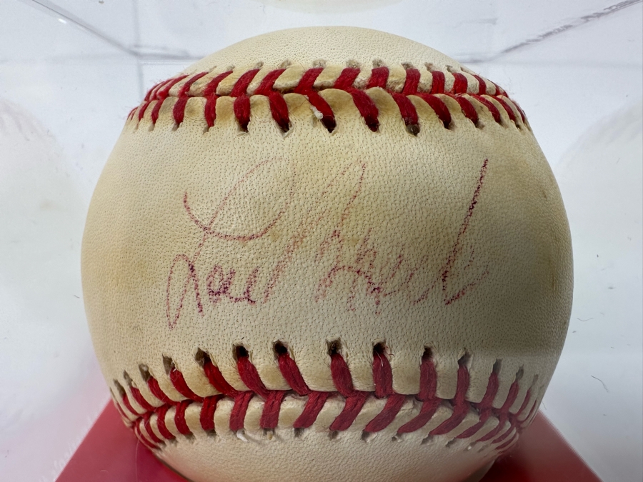 Autographed Stan Musial (Hall Of Famer) Baseball St Louis Cardinals MLB [Photo 8]