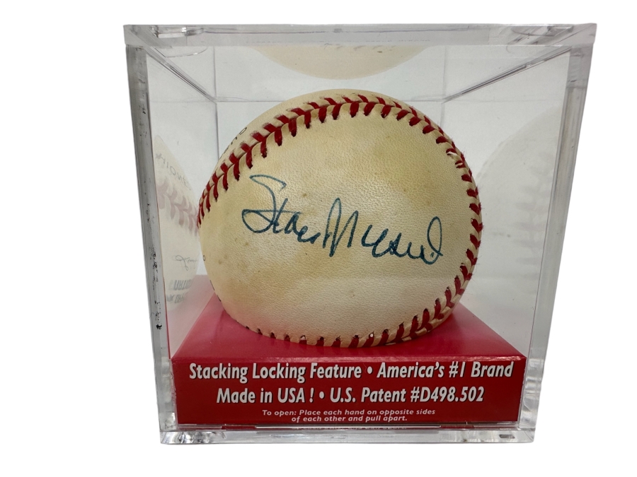 Autographed Stan Musial (Hall Of Famer) Baseball St Louis