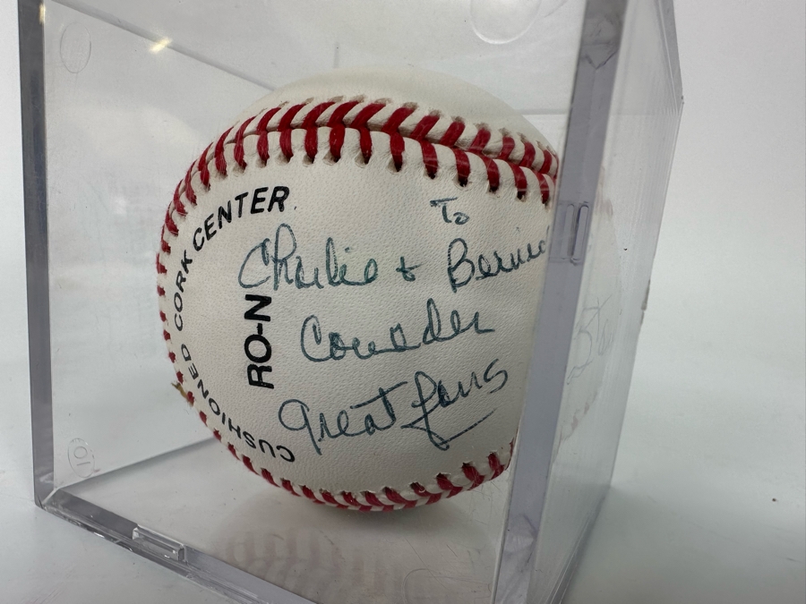 Autographed Stan Musial (Hall Of Famer) Baseball St Louis Cardinals MLB [Photo 5]