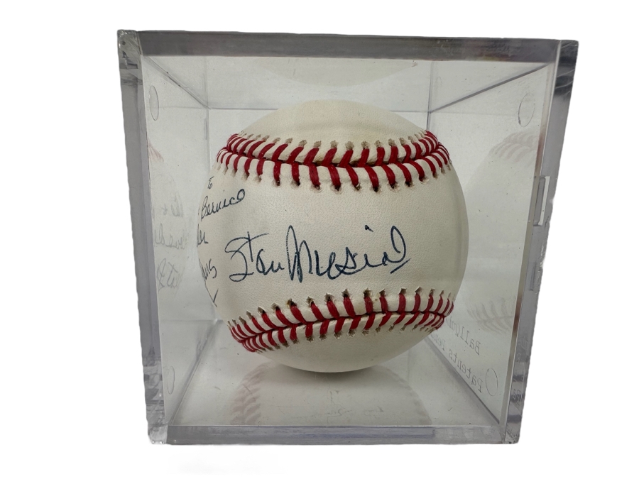Autographed Stan Musial (Hall Of Famer) Baseball St Louis