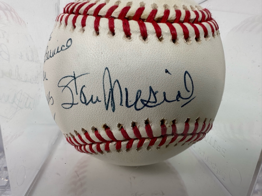 Autographed Stan Musial (Hall Of Famer) Baseball St Louis Cardinals MLB [Photo 3]