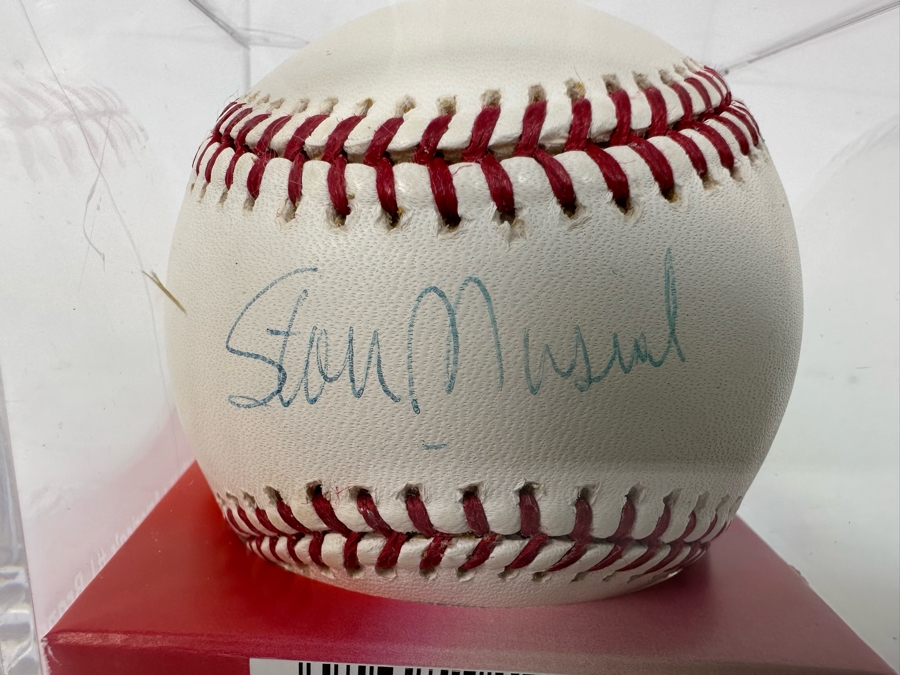 Autographed Stan Musial (Hall Of Famer) Baseball St Louis Cardinals MLB [Photo 3]
