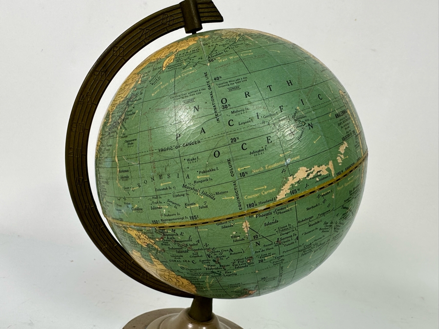 Vintage 8' Terrestrial Desk Globe [Photo 5]