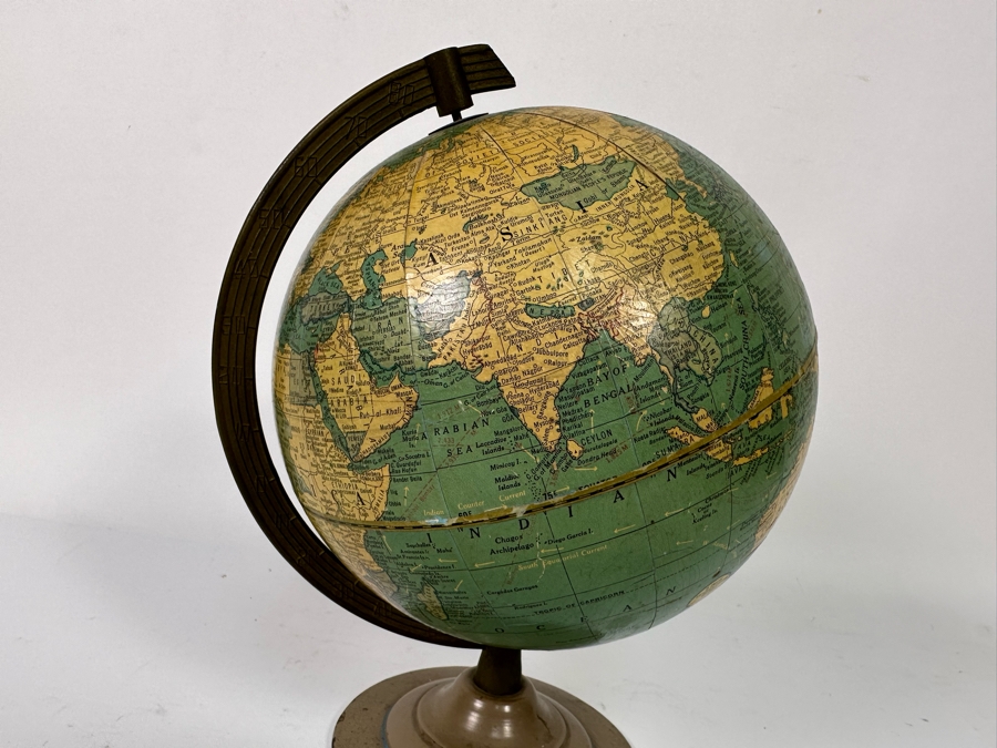 Vintage 8' Terrestrial Desk Globe [Photo 7]