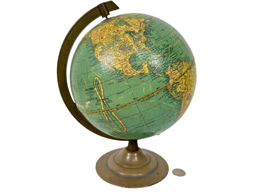 Vintage 8' Terrestrial Desk Globe [Photo 1]