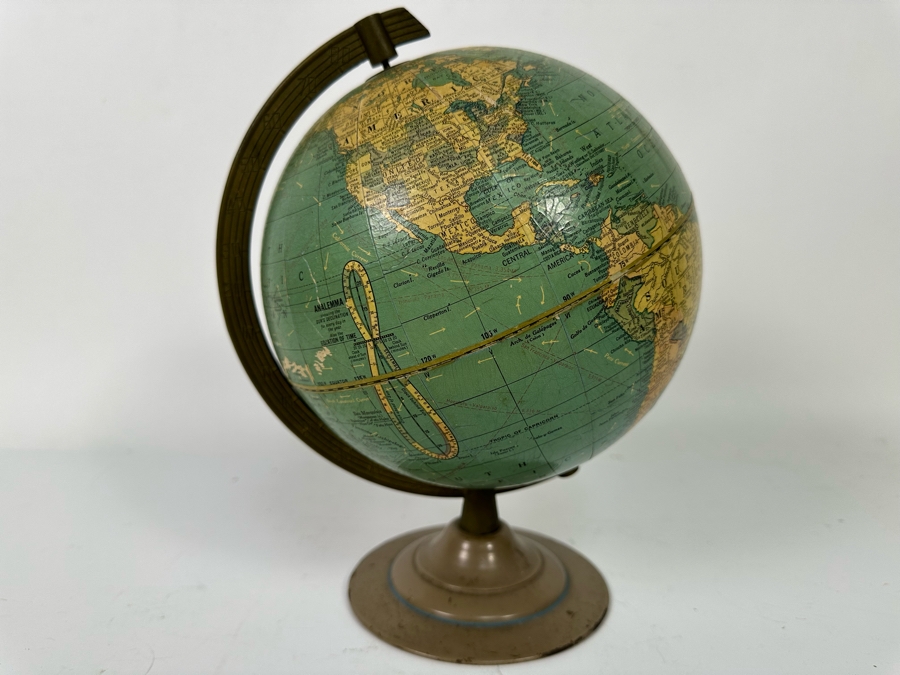 Vintage 8' Terrestrial Desk Globe [Photo 3]