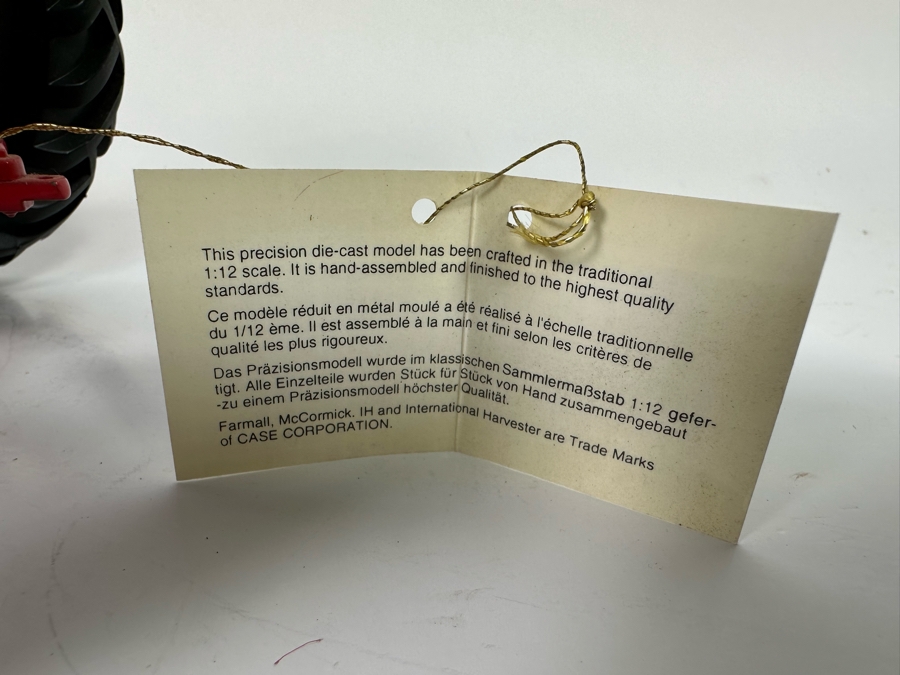 Farmall Model H Franklin Mint Precision Models Tractor 1:12 [Photo 8]