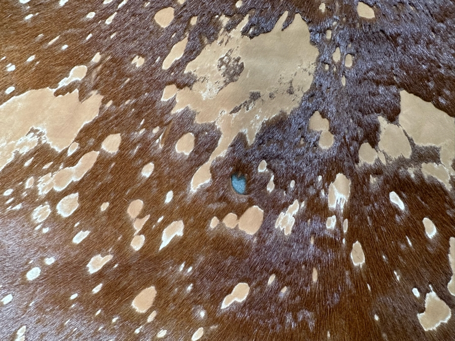Three Small Cowhide Area Rugs 38 X 42 [Photo 7]