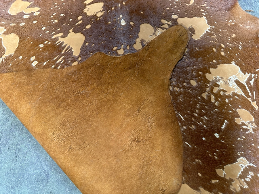 Three Small Cowhide Area Rugs 38 X 42 [Photo 8]