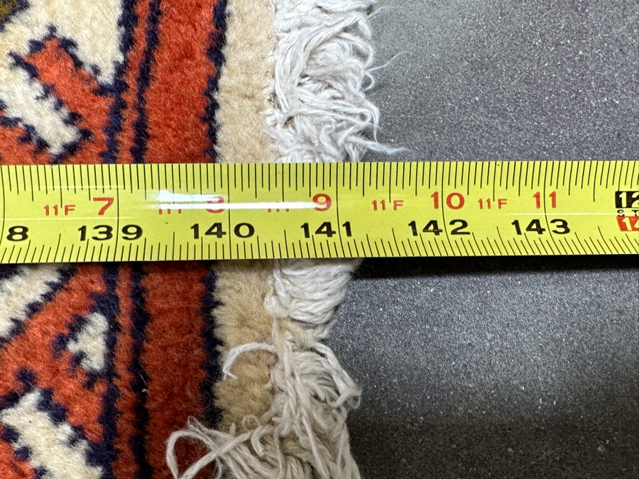 Iranian Hand Knotted Wool Geometric Persian Area Rug 98 X 141 [Photo 18]