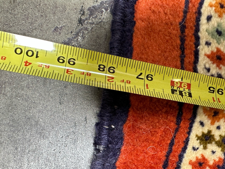 Iranian Hand Knotted Wool Geometric Persian Area Rug 98 X 141 [Photo 19]