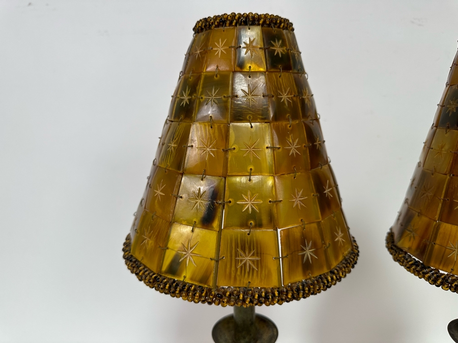 Pair Of Metal Table Lamps 22H [Photo 6]