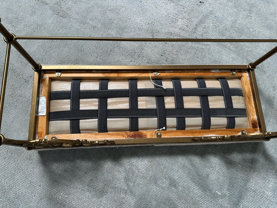 Metal Upholstered Bench 48W X 18D X 20H [Photo 6]