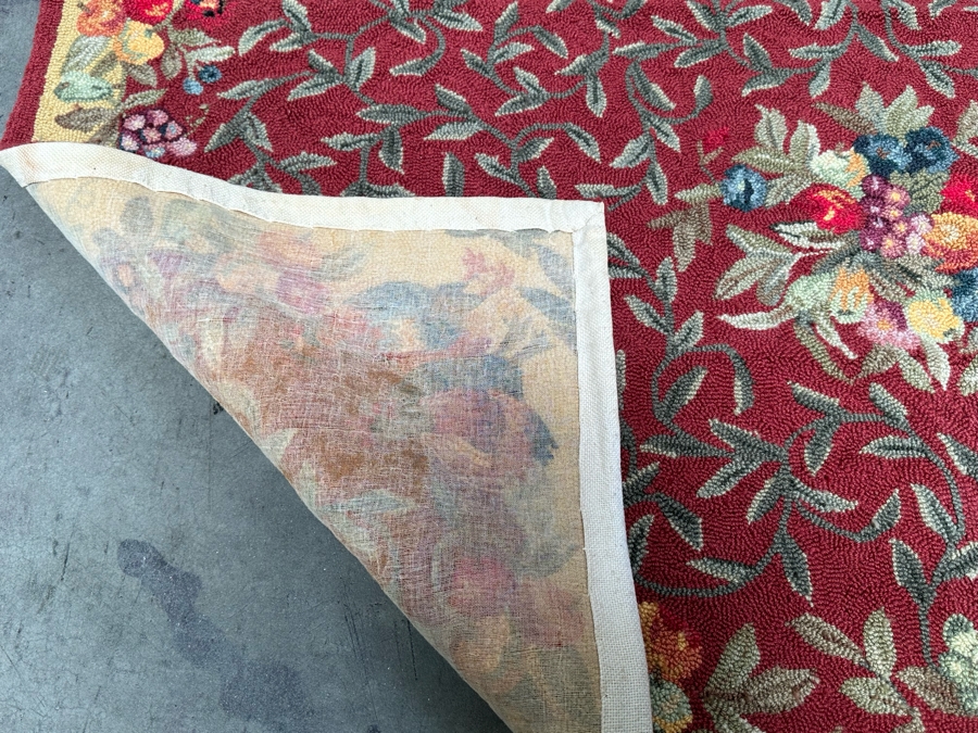 Vintage Hooked Area Rug 64 X 40 [Photo 9]