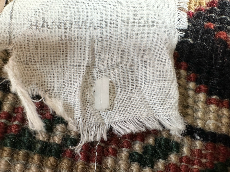 Handmade Wool Area Rug From India 36.5 X 61 [Photo 5]