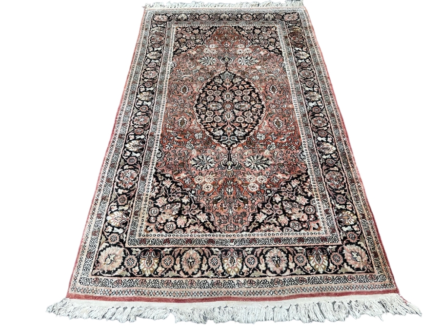 Vintage Wool Hand Knotted Persian Area Rug 47 X 82D