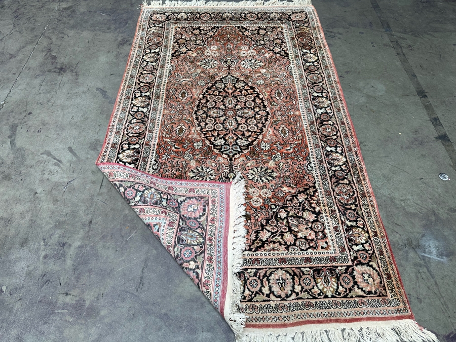 Vintage Wool Hand Knotted Persian Area Rug 47 X 82D [Photo 10]