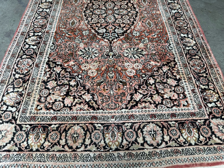 Vintage Wool Hand Knotted Persian Area Rug 47 X 82D [Photo 8]
