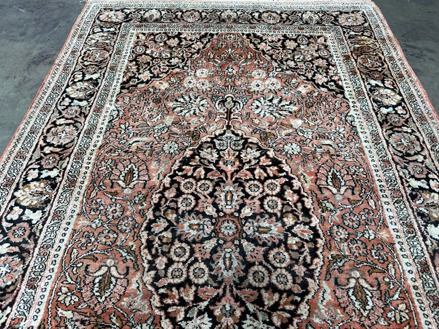 Vintage Wool Hand Knotted Persian Area Rug 47 X 82D [Photo 6]