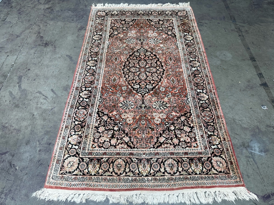 Vintage Wool Hand Knotted Persian Area Rug 47 X 82D [Photo 4]