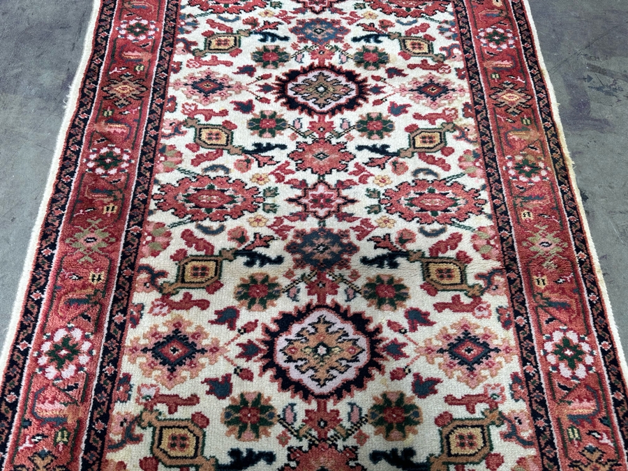 Vintage Hand Knotted Area Rug From India 37.5 X 61 [Photo 6]