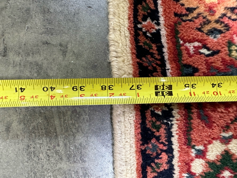 Vintage Hand Knotted Area Rug From India 37.5 X 61 [Photo 8]