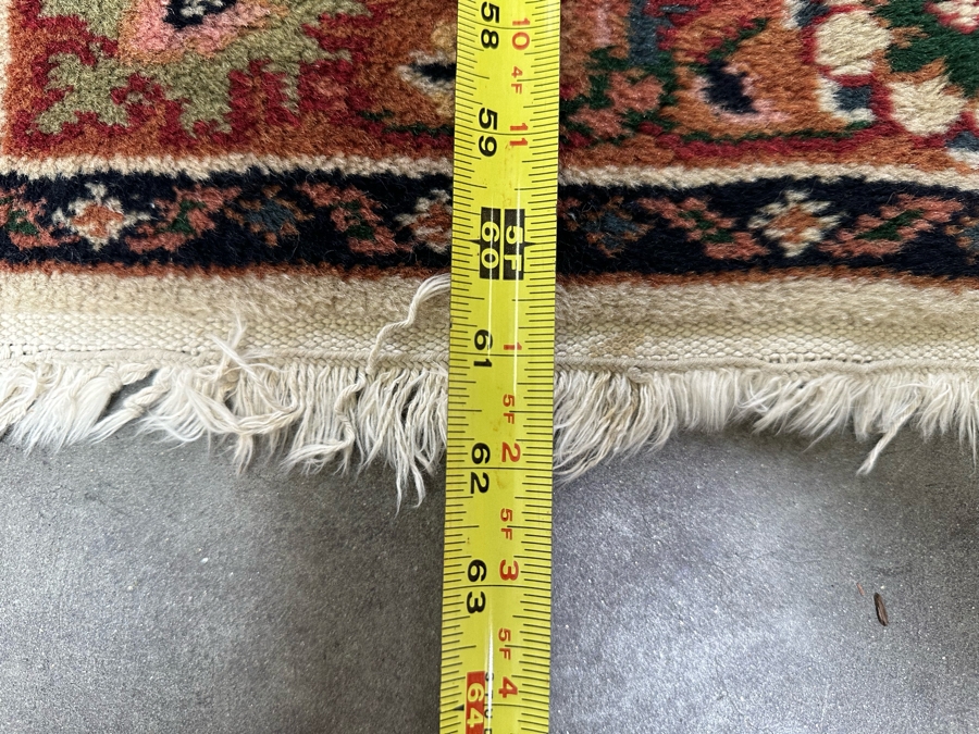 Vintage Hand Knotted Area Rug From India 37.5 X 61 [Photo 9]