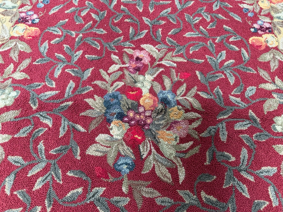 Vintage Hooked Area Rug 40.5 X 63 [Photo 5]