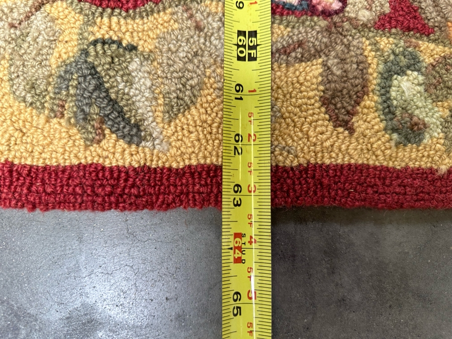 Vintage Hooked Area Rug 40.5 X 63 [Photo 8]