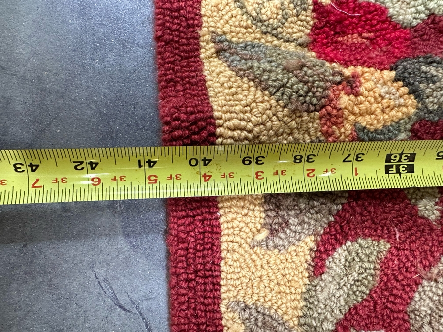 Vintage Hooked Area Rug 40.5 X 63 [Photo 7]