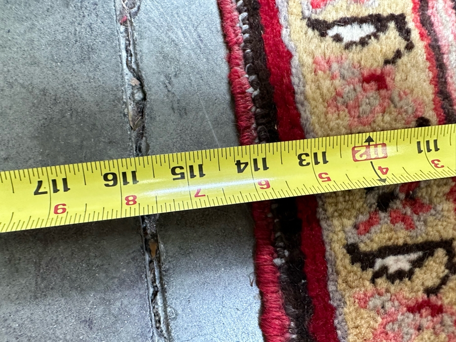 Hand Knotted Wool Persian Geometric Area Rug 114 X 169 [Photo 15]