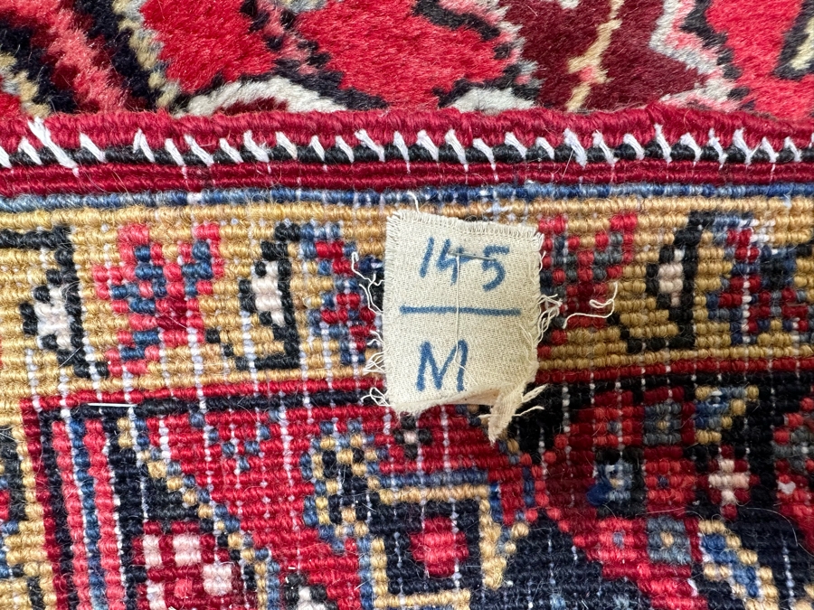 Hand Knotted Wool Persian Geometric Area Rug 114 X 169 [Photo 11]