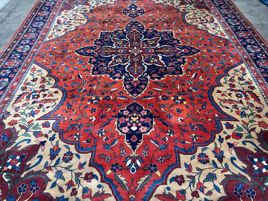 Beautiful Hand Knotted Wool Persian Area Rug Thick Pile 118.5 X 160 [Photo 8]